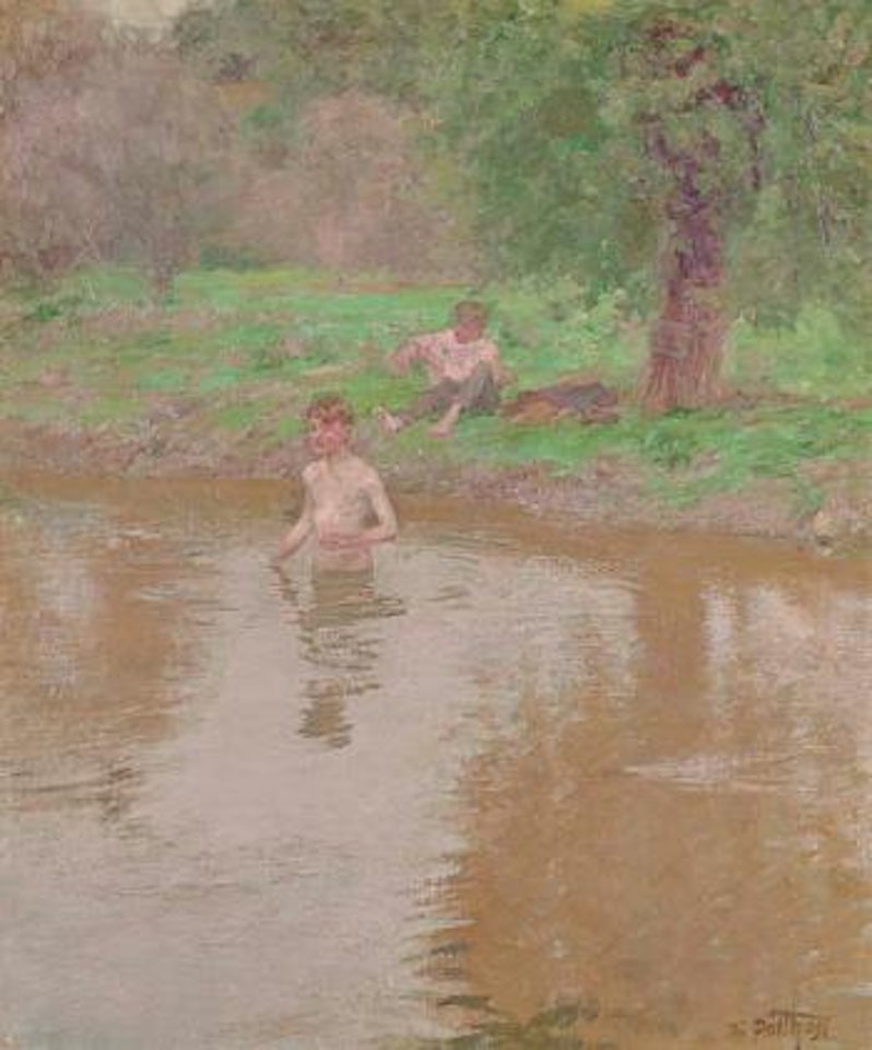 No trespassing by Edward Henry Potthast