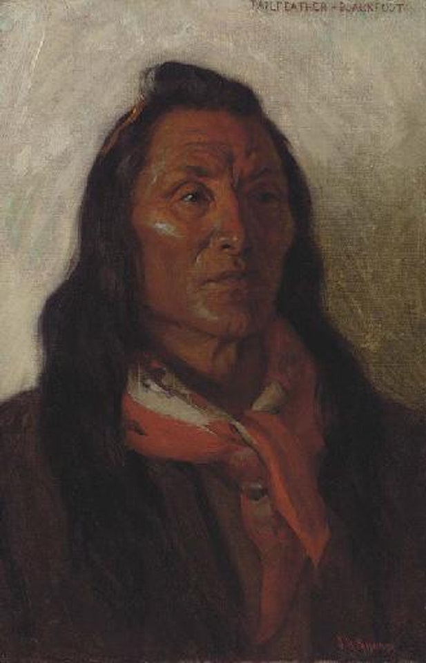 Tailfeather, Blackfoot by Joseph Henry Sharp