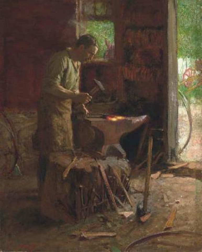 Blacksmith by Edward Henry Potthast
