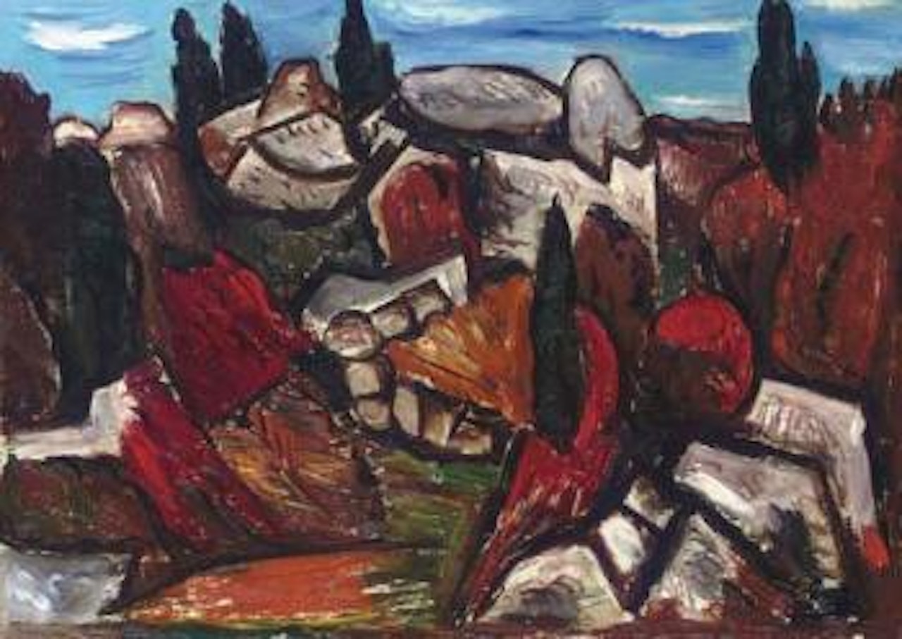 Autumn landscape, Dogtown by Marsden Hartley
