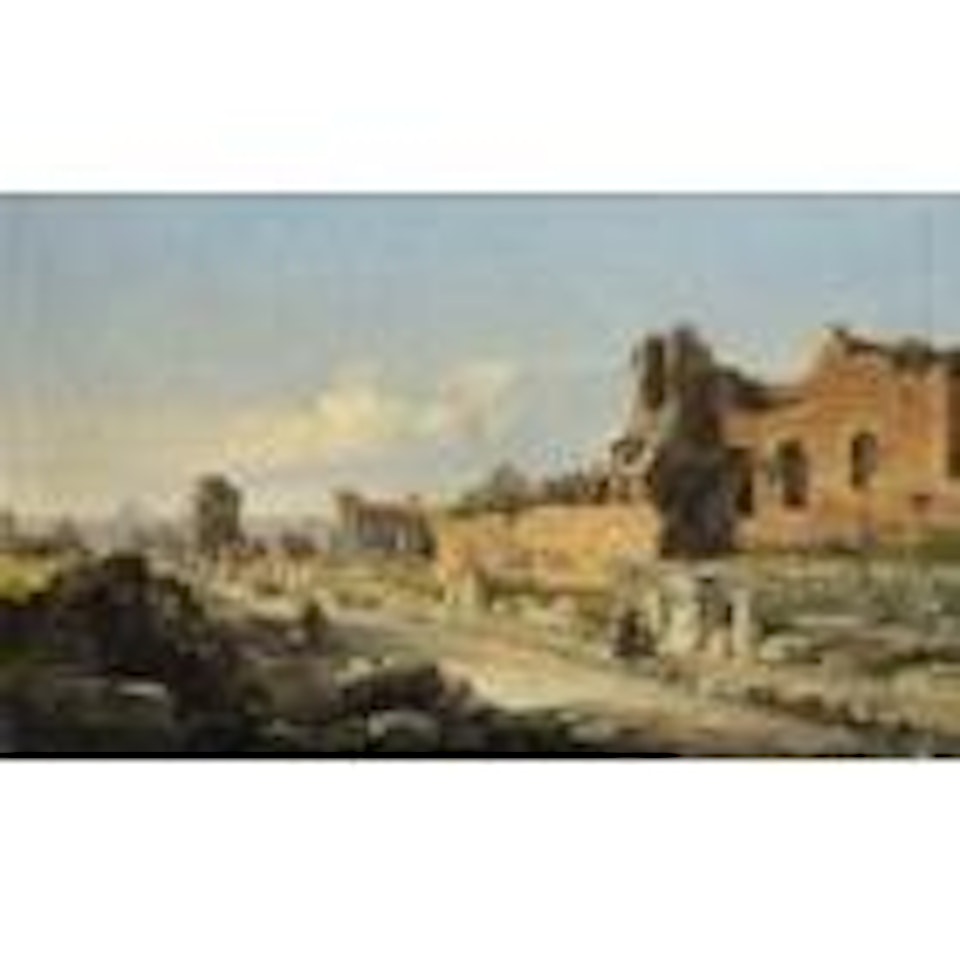 Vue de la Via Appia by French School