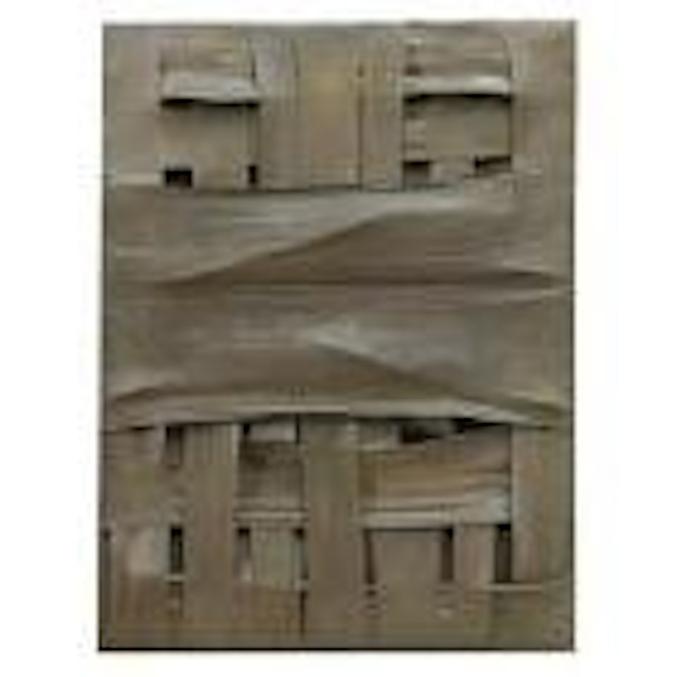 Painted bugle by Salvatore Scarpitta