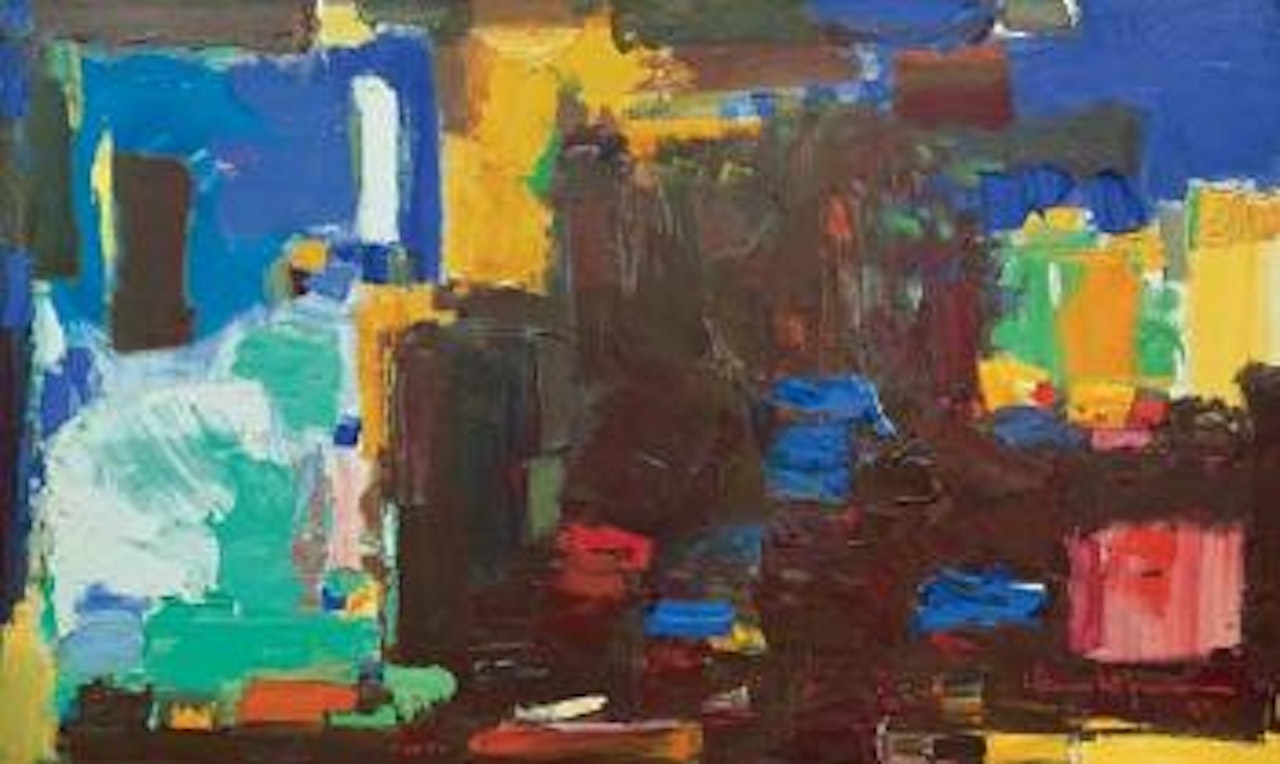Early dawn by Hans Hofmann