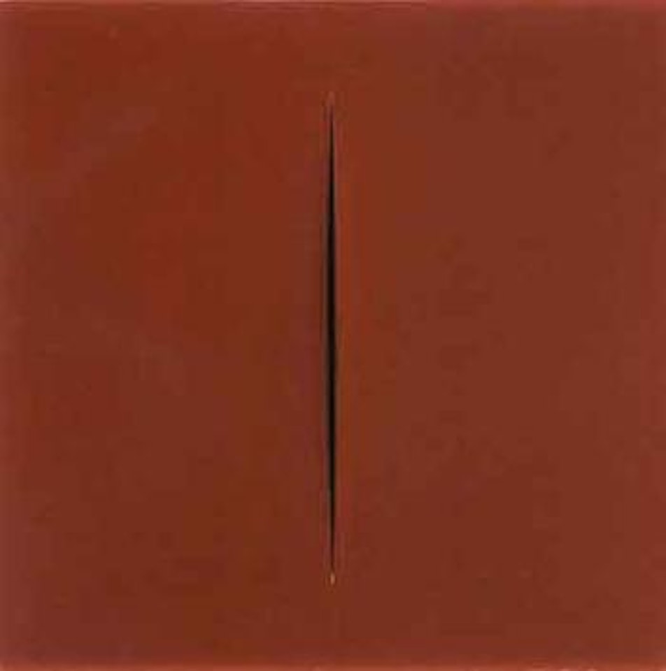 Spatial concept by Lucio Fontana