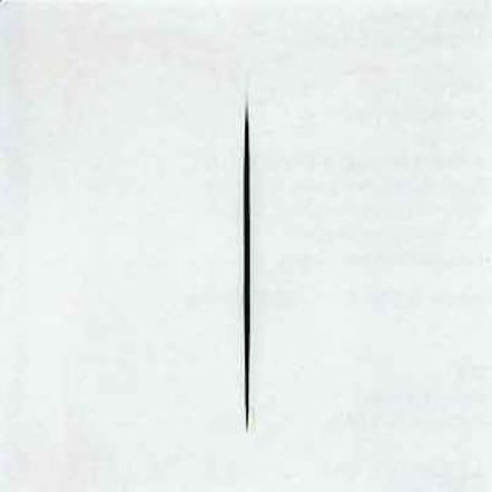 Spatial concept by Lucio Fontana