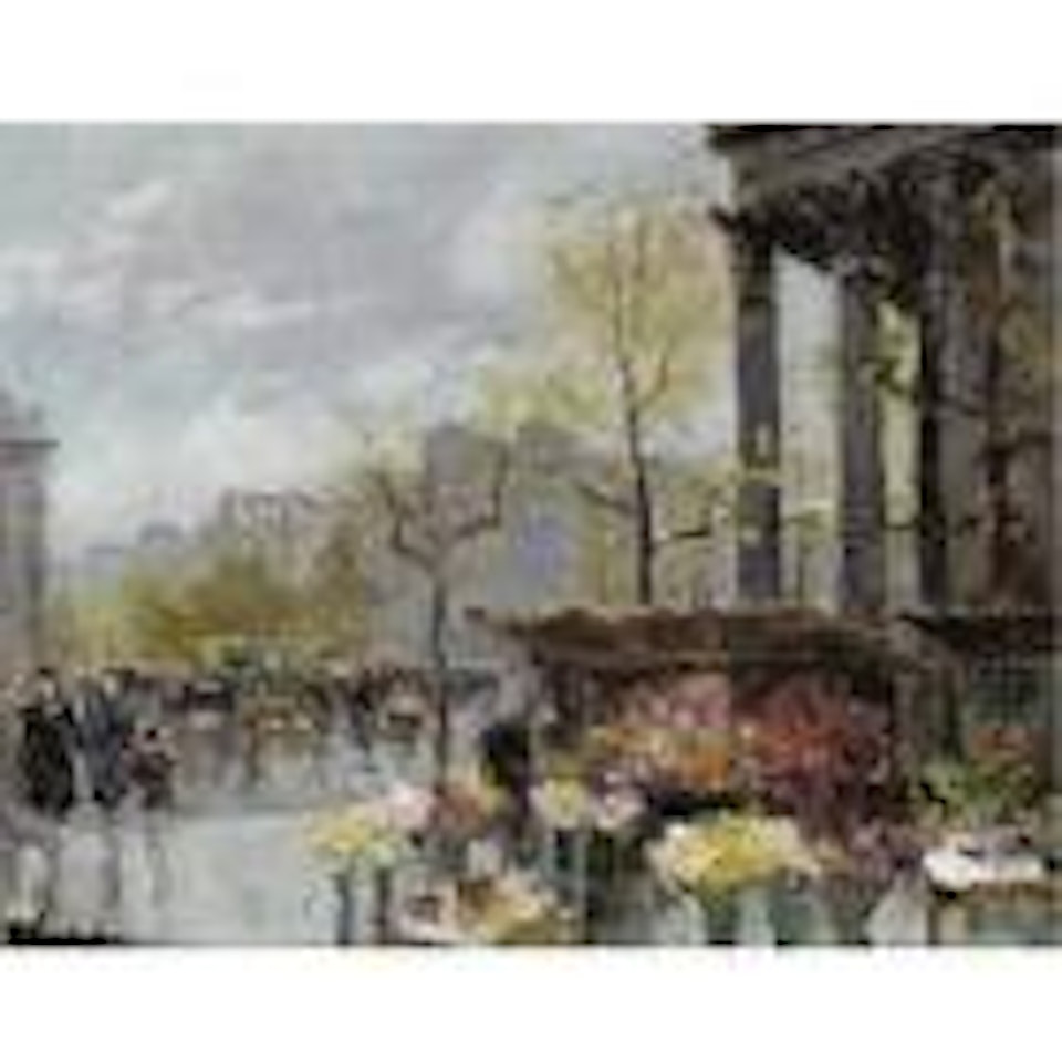 La Madeline, Paris by Georgij Aleksandrovic Lapschin