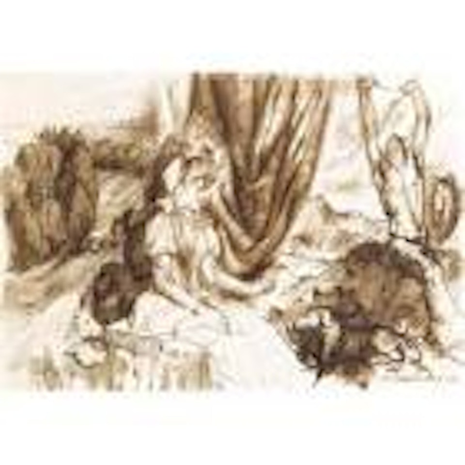 Lady in white by Pavel Tchelitchew