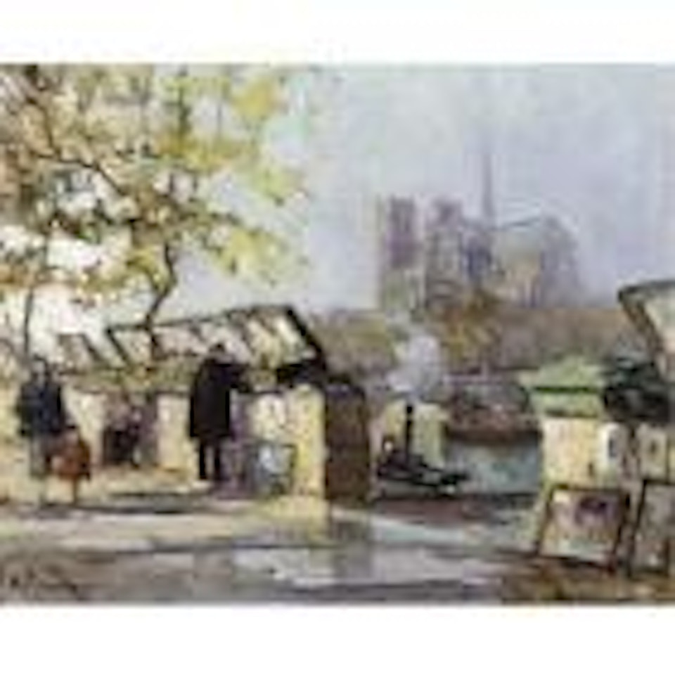 Along the Seine, Paris by Georgij Aleksandrovic Lapschin