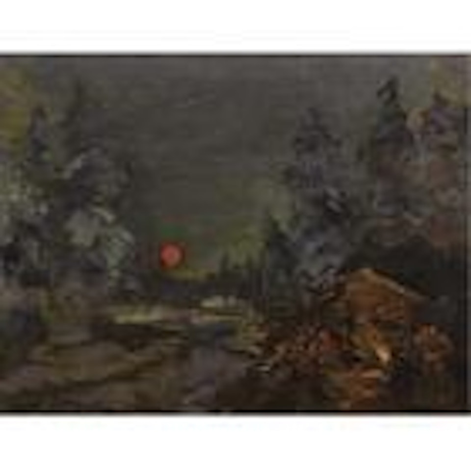Camp fire by Konstantin Alekseevich Korovin