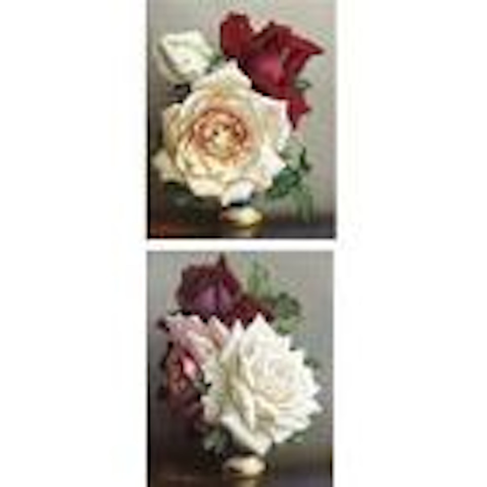 Still lifes of roses by Irene Klestova