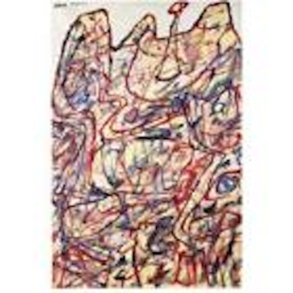 Lieu de promenade XII by Jean Dubuffet