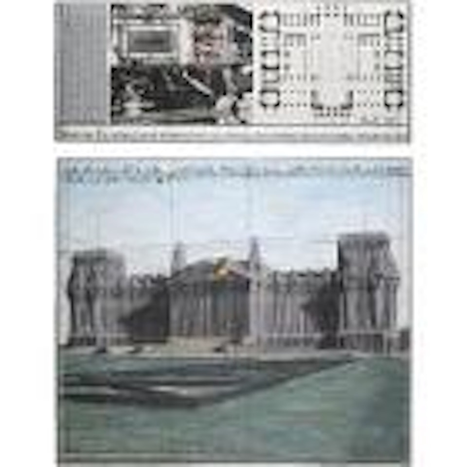 Wrapped Reichstag, project for Berlin by Christo