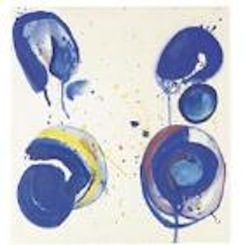 Middle yellow by Sam Francis