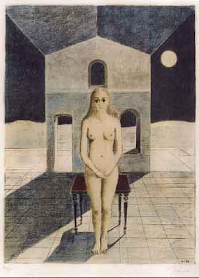 La voyante by Paul Delvaux