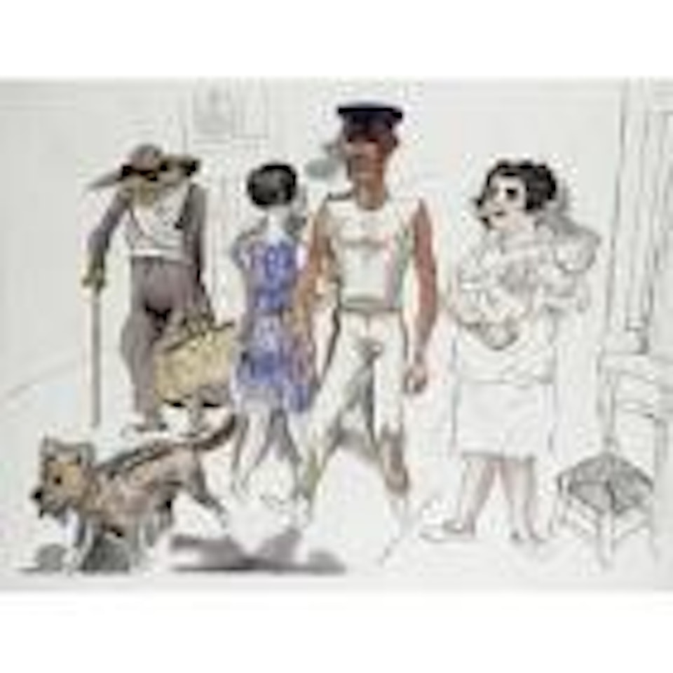 Aus Sudfrankreich, Cassis sur Mer by George Grosz