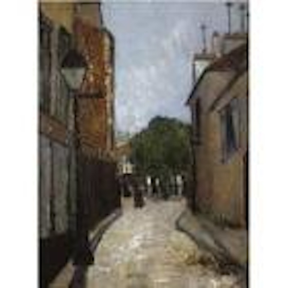 Rue Norvins et Place du Tertre a Montmartre by Maurice Utrillo