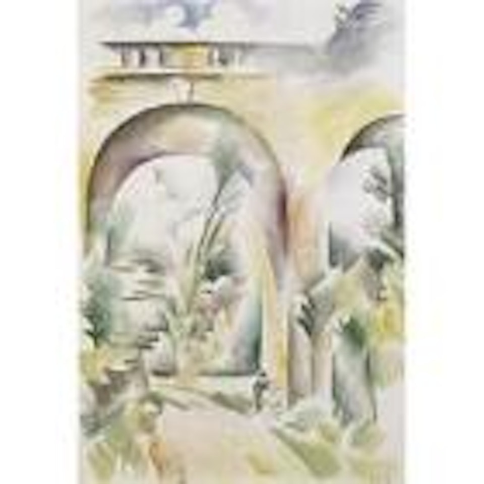 Personnages sous le pont by André Lhote