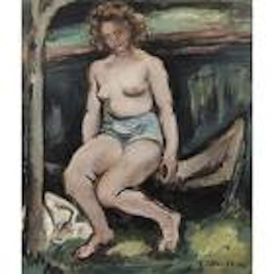 Baigneuse a la barque by Othon Friesz