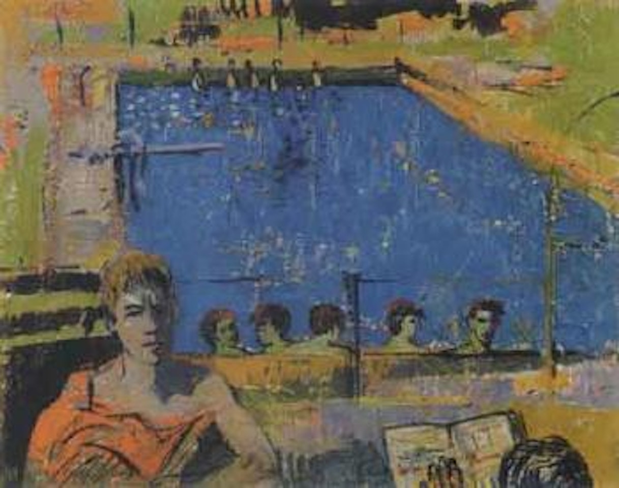 Swimming pool by Walter Battiss