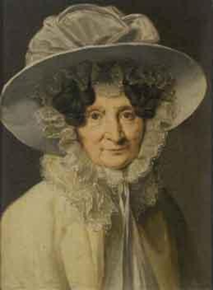 Portrait de femme a la robe blanche by Louis-Leopold Boilly