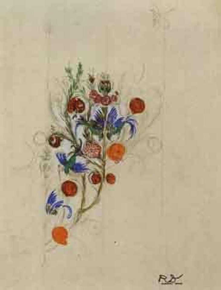 Fleurs et oiseaux by Raoul Dufy
