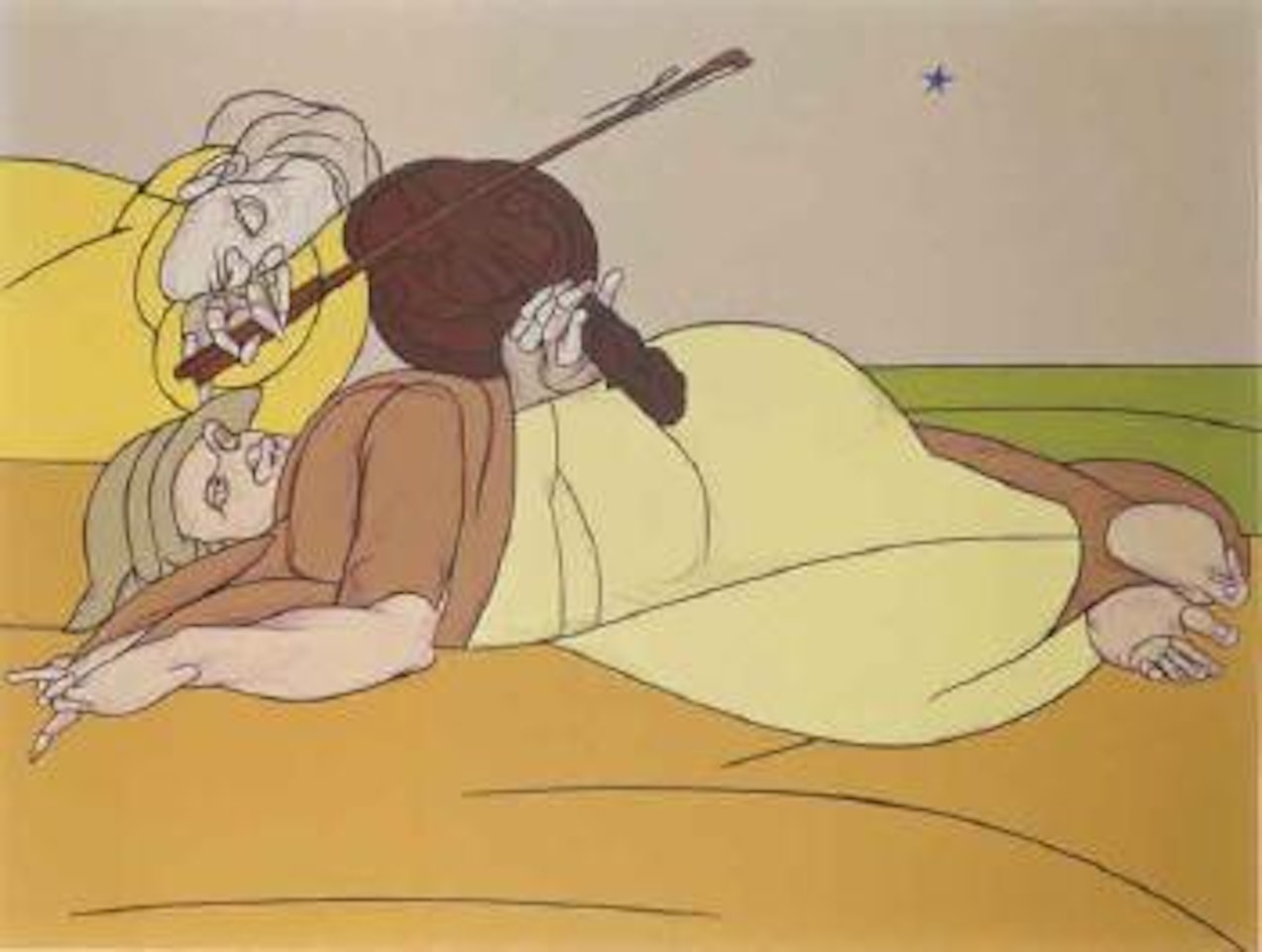 Etoil in matin by Valerio Adami