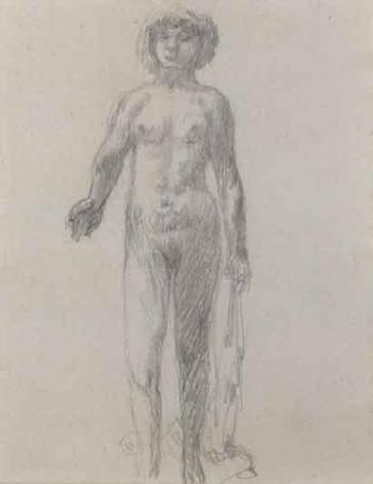 Nu debout au drape by Pierre Bonnard