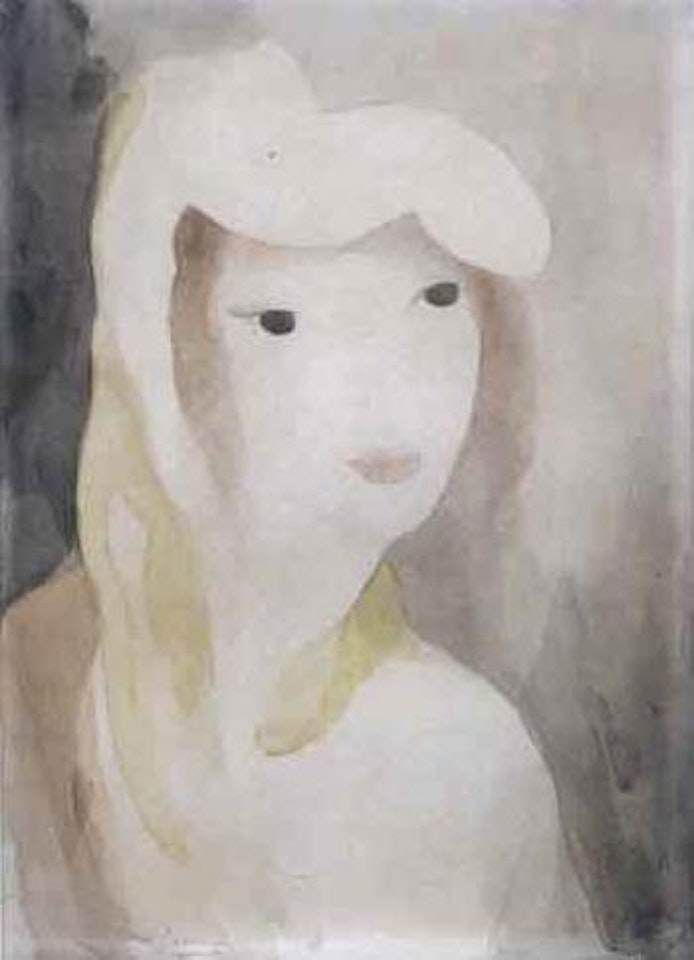 Jeune fille au beret clair by Marie Laurencin