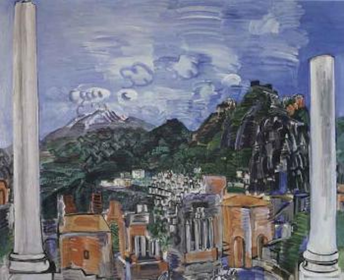 Le Theatre antique de Taormina by Raoul Dufy