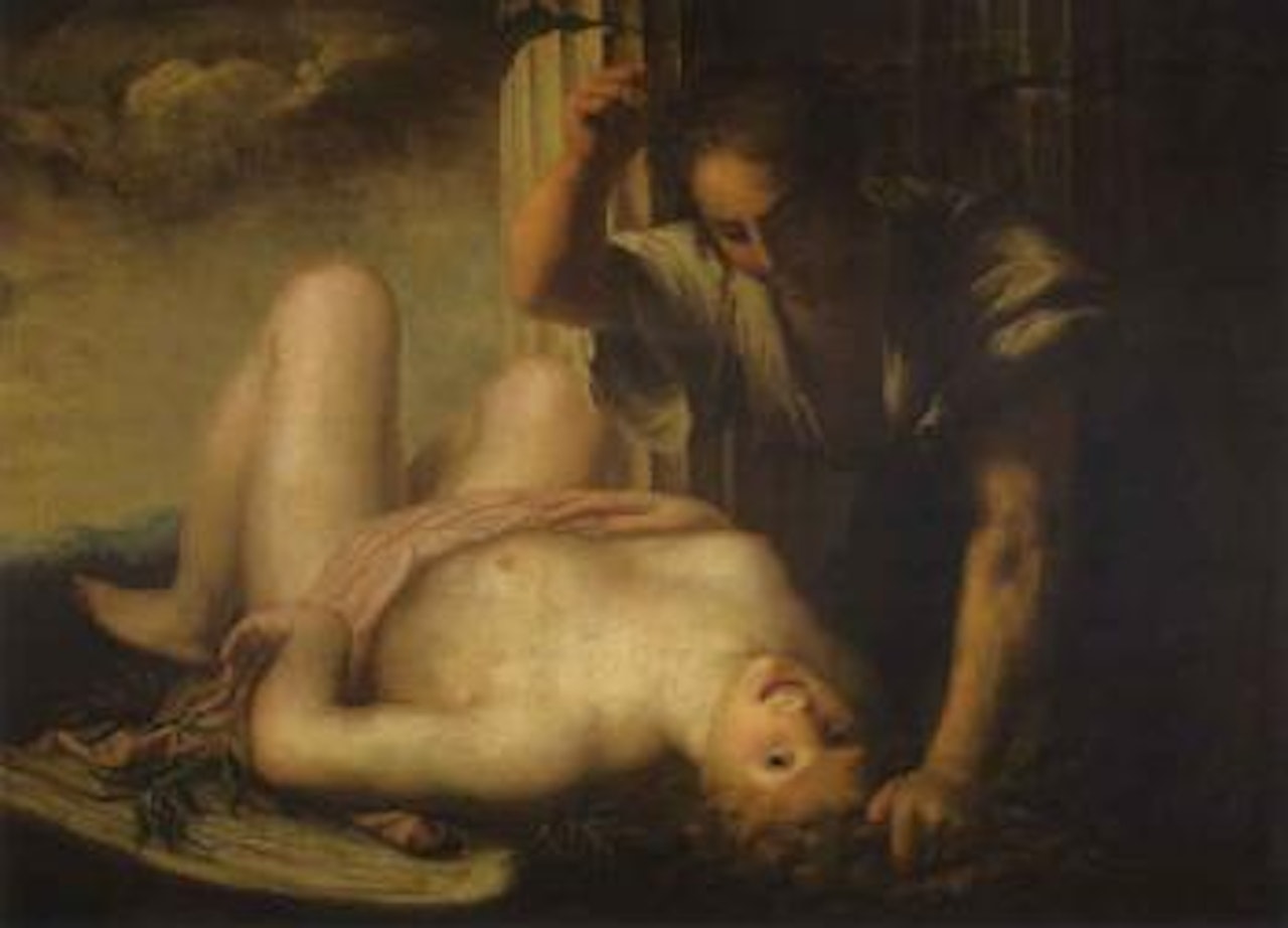 La paix frappee par la Colere by Pietro Liberi