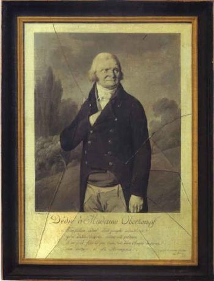 Trompe-l'oeil portrait de Christophe-Philippe Oberkampf by Louis-Leopold Boilly