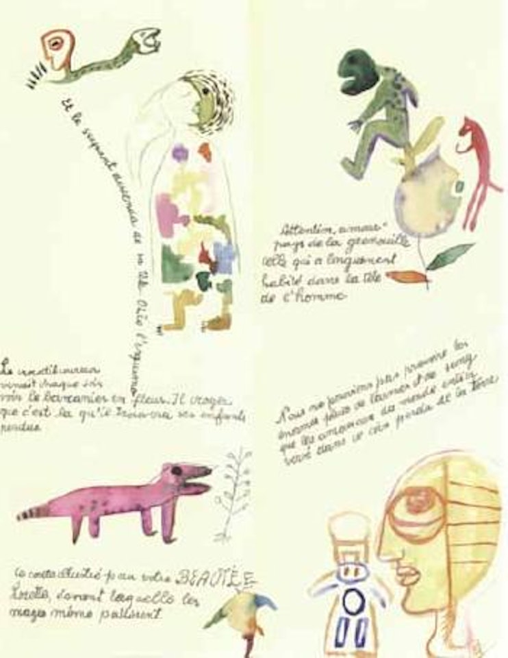Le crocodilcoureur by Victor Brauner