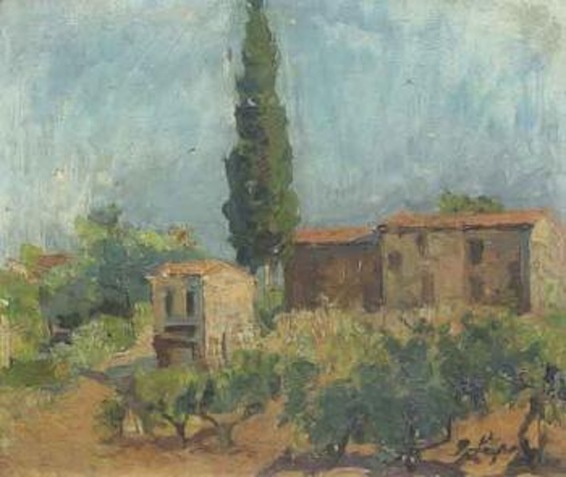 Paysages du Midi by Georgij Aleksandrovic Lapschin
