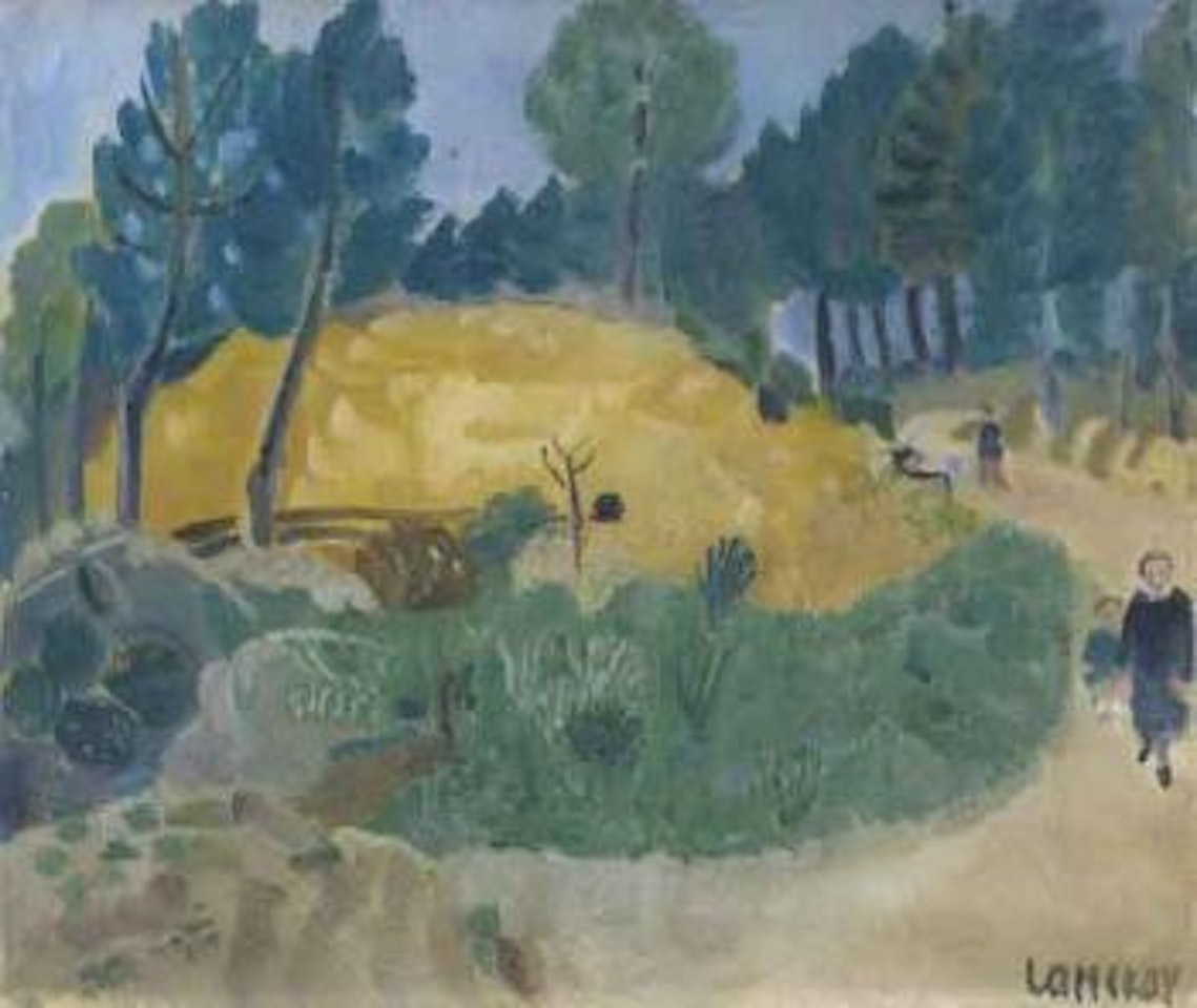 Personnages dans un paysage by André Lanskoy