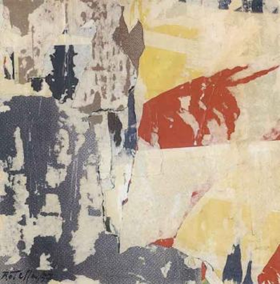 Composition by Mimmo Rotella