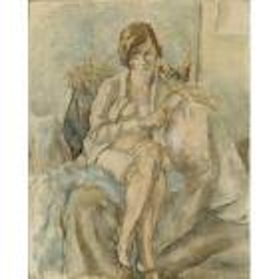 Mireille aux fruits by Jules Pascin