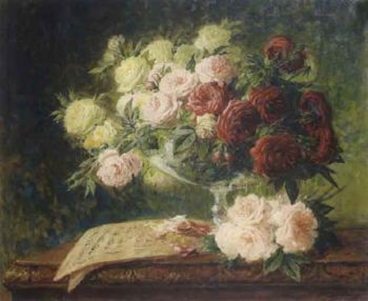 Bouquet de fleurs by Pierre Eugène Montezin