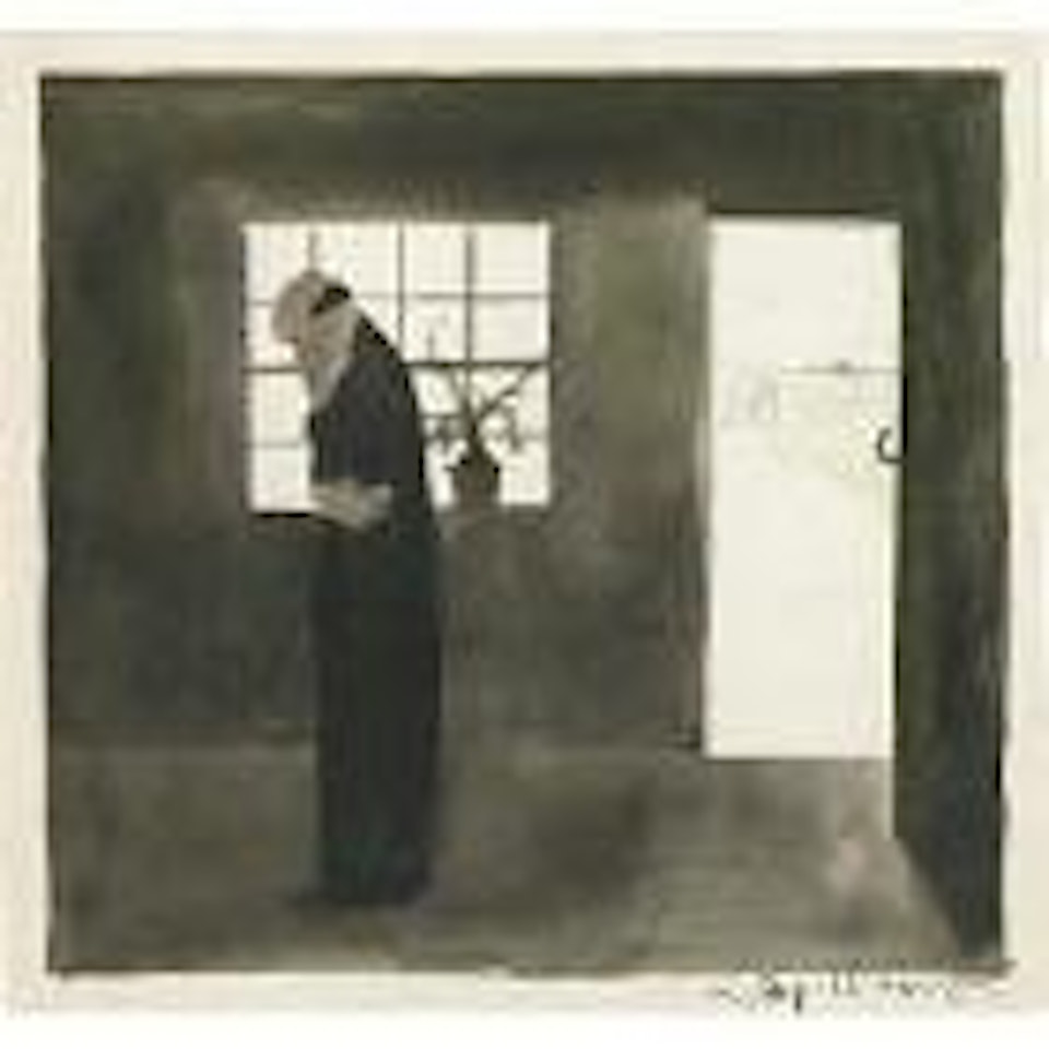 La meditation by Léon Spilliaert