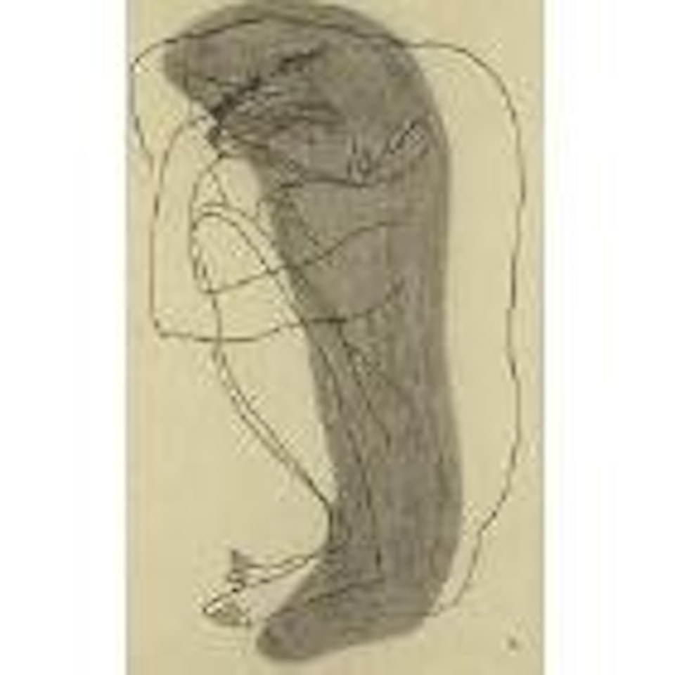 Femme accroupie se coiffant by Henri Laurens
