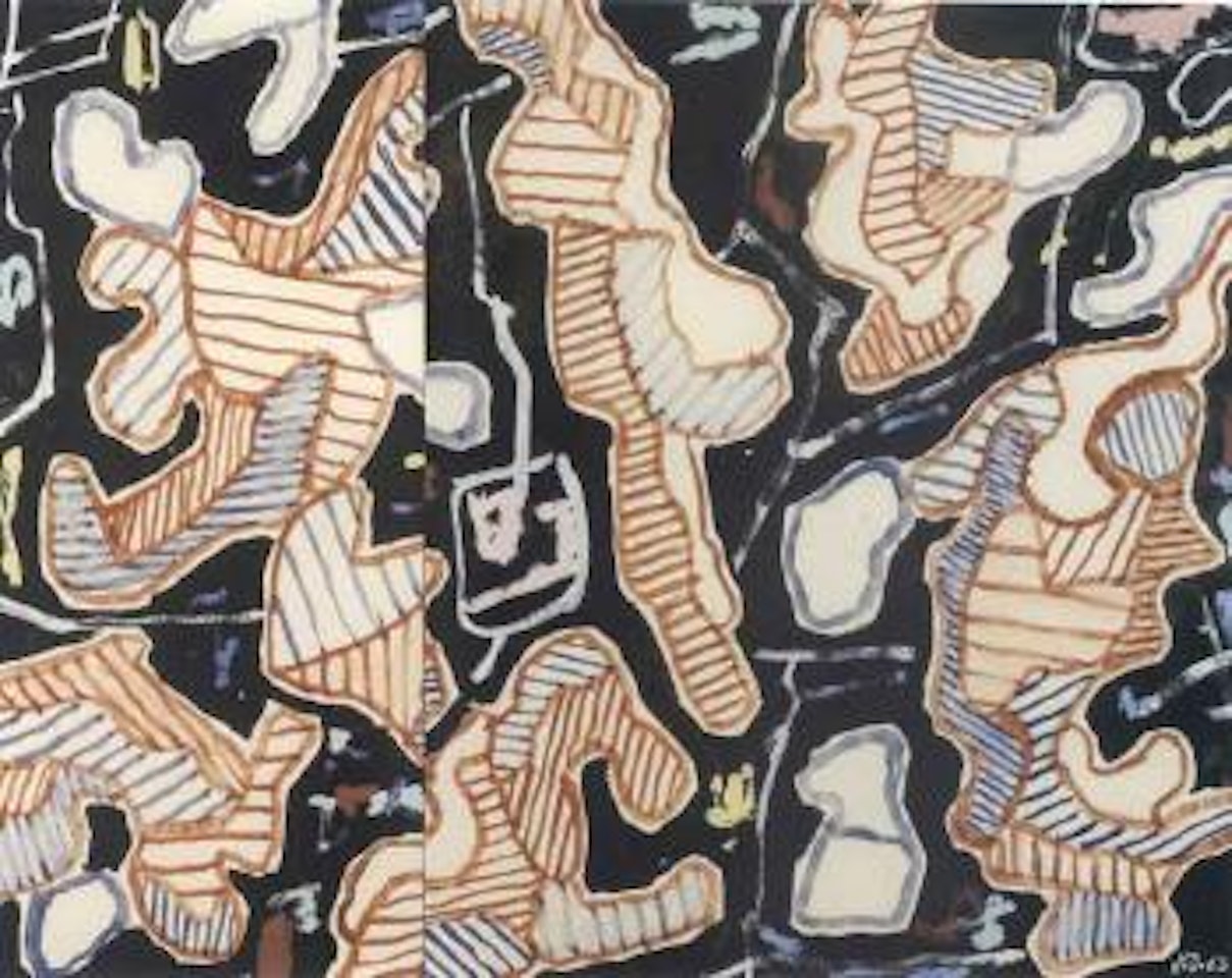 Locus transitis, EG 58 by Jean Dubuffet
