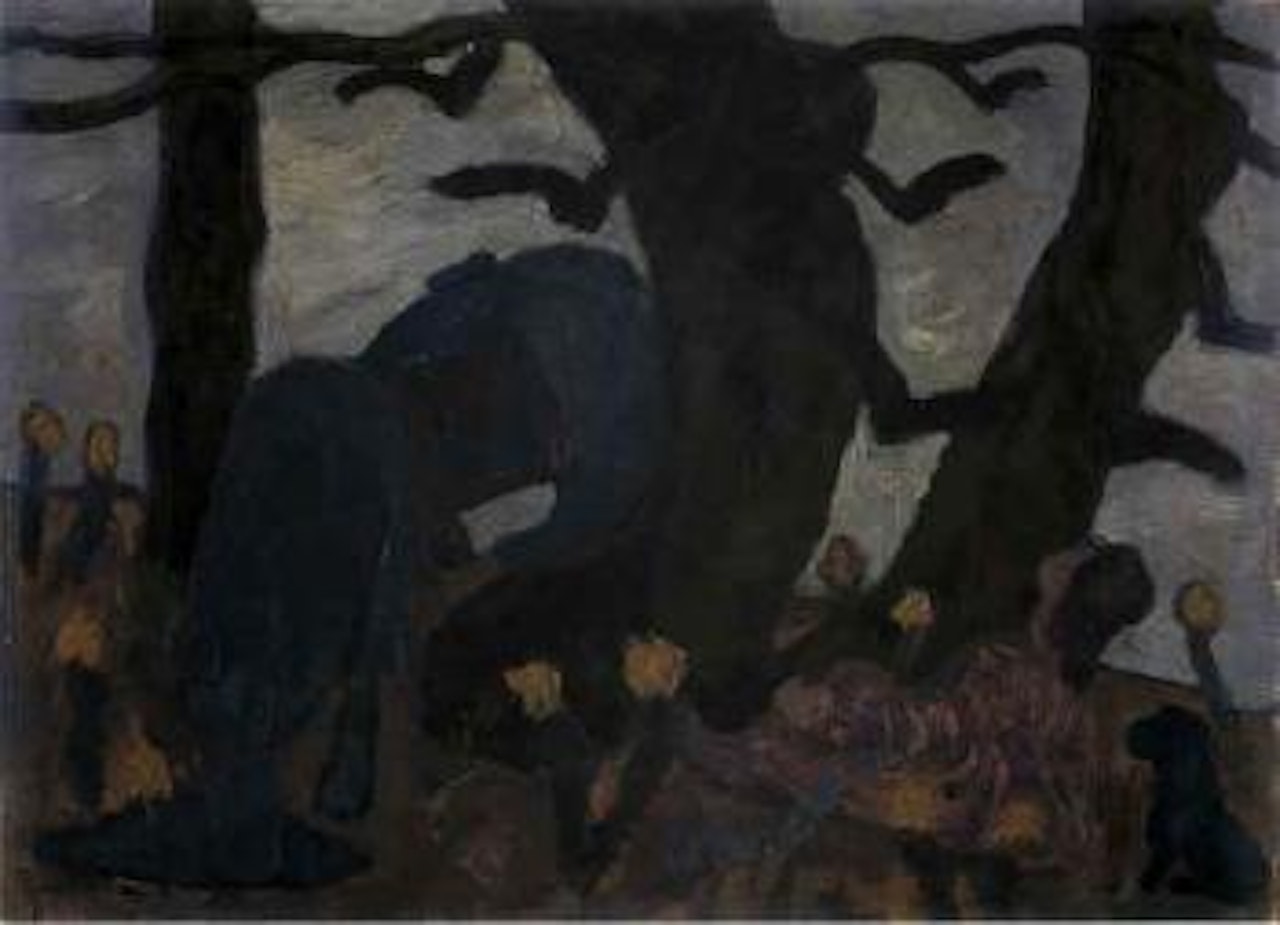 The seven ravens I by Paula Modersohn-Becker