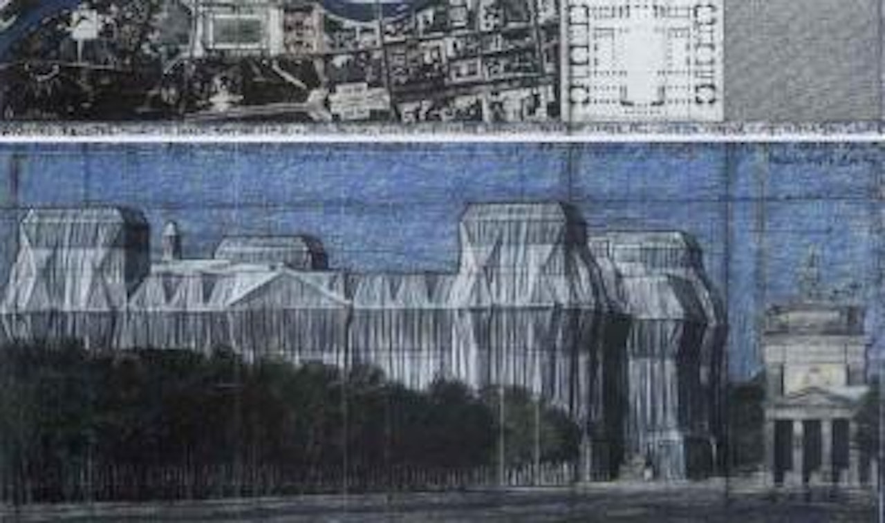 Wrapped Reichstag No 53 by Christo