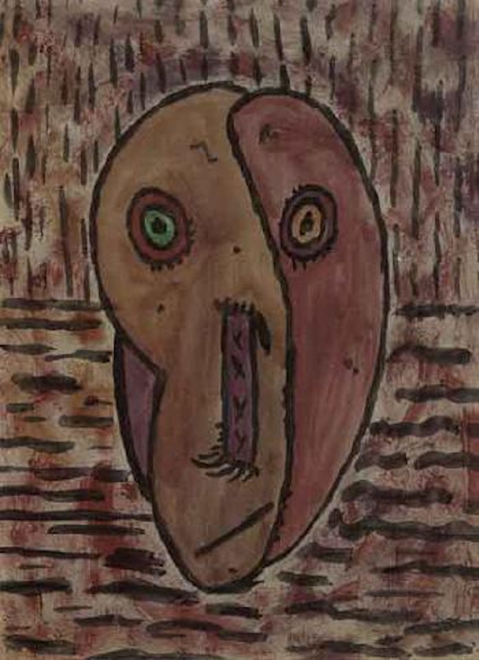 Untitled - visage by Gaston Chaissac