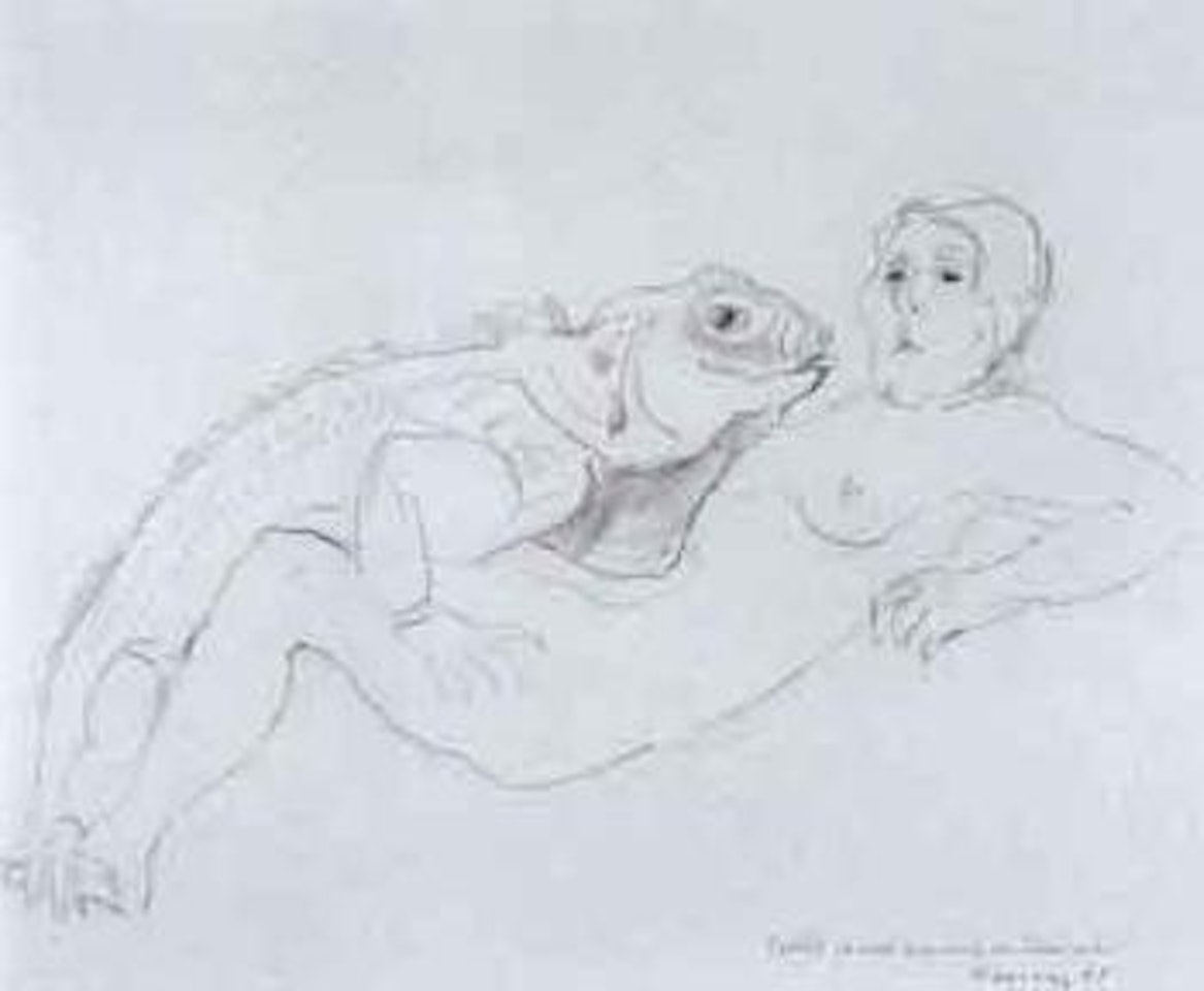 The erotic is not always a matter of beauty by Maria Lassnig