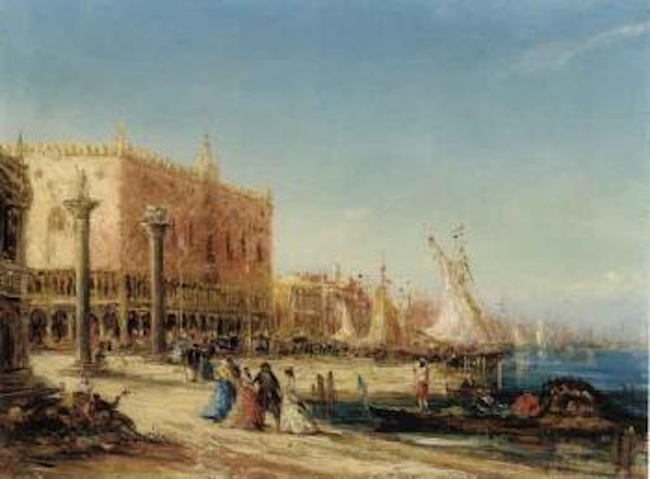 Doges Palace, Venice by Félix Ziem