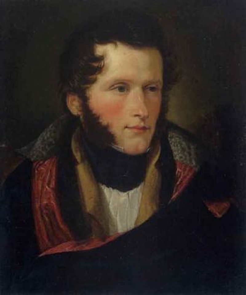 Portrait of young man from Milan by Francesco Hayez