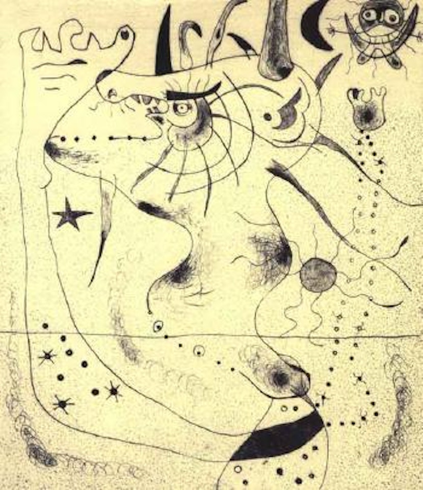 L'eveil du geant by Joan Miró