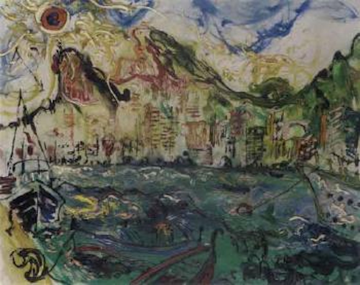 City by the water by Affandi