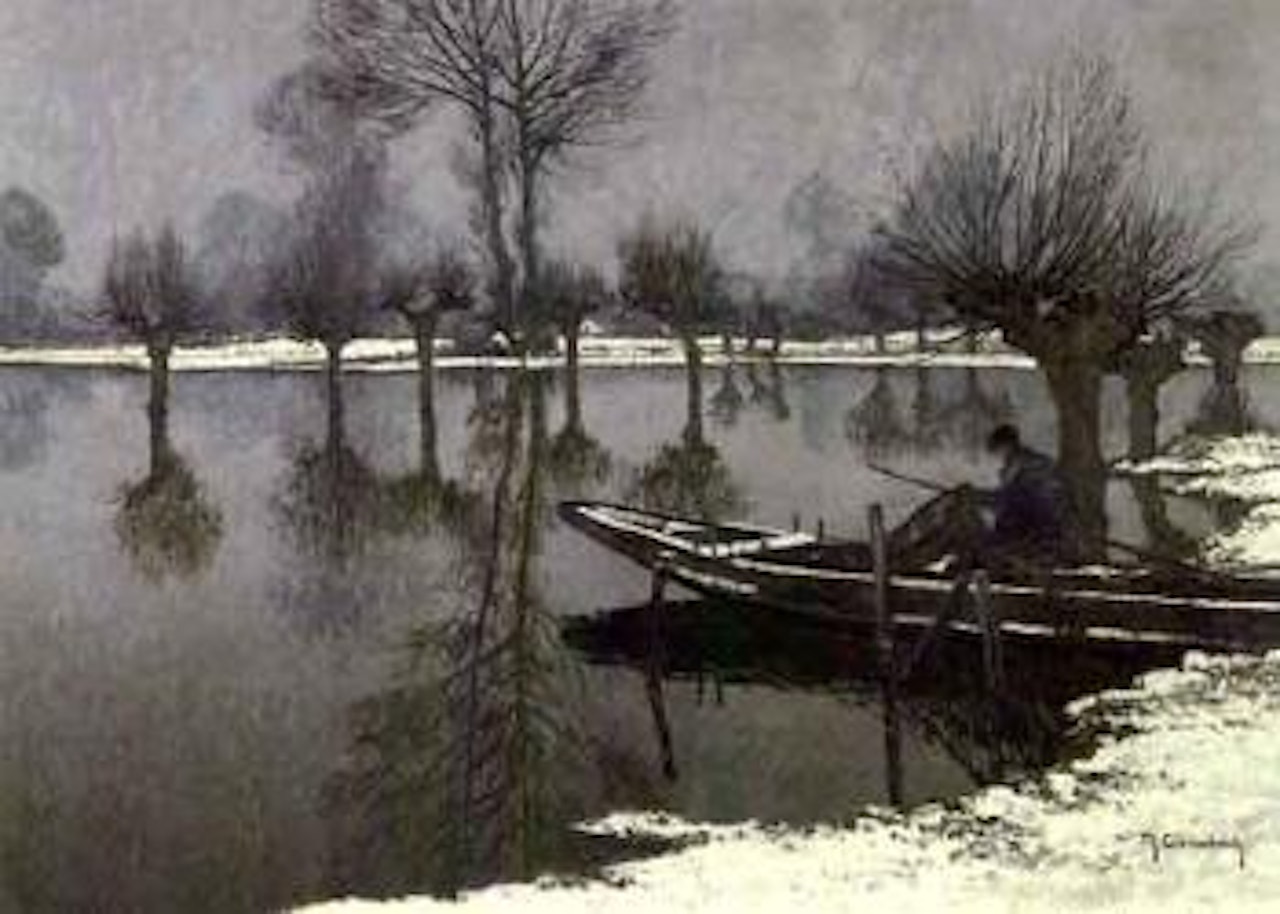 Winter on the Erft by Max Clarenbach