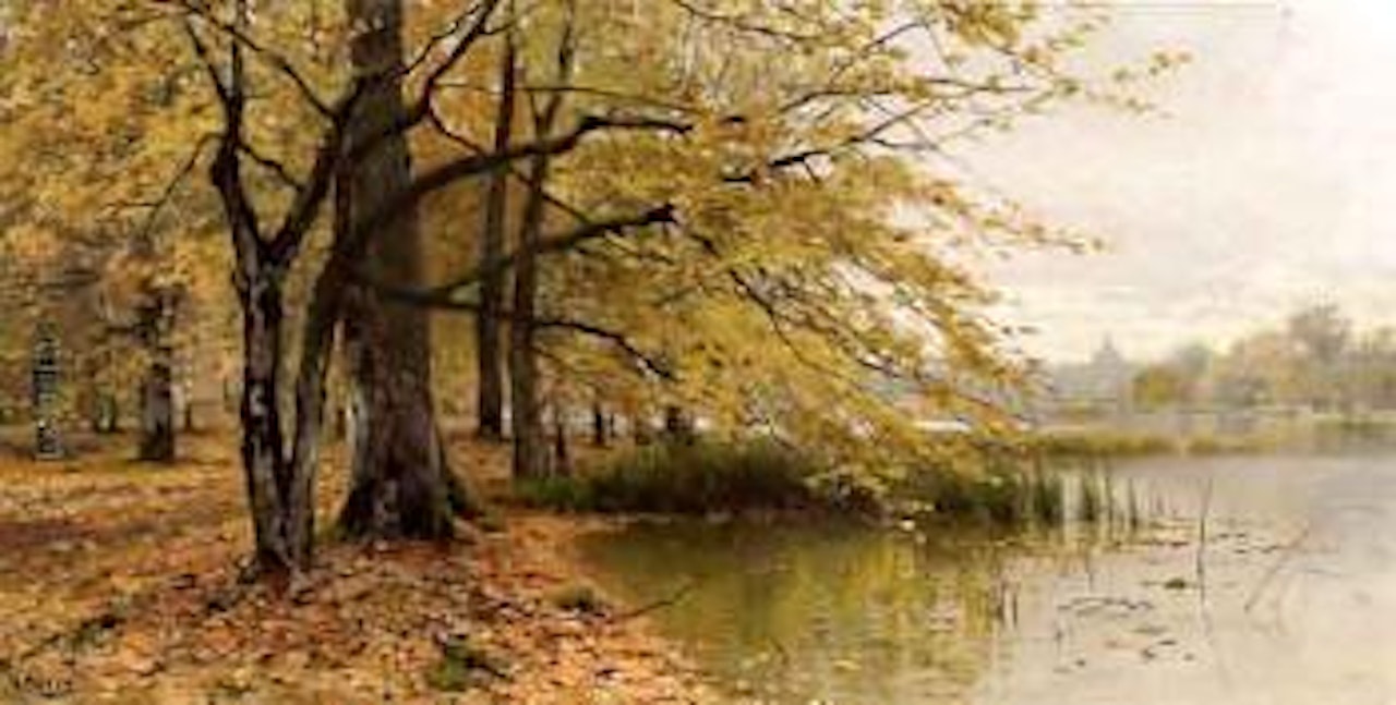 Autumn day in Potsdam by Walter Moras